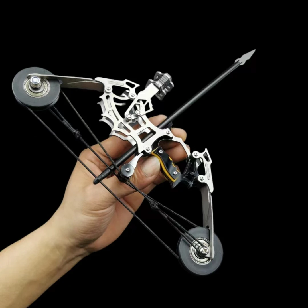 Hot selling mini compound bow indoor archery  small pulley bow