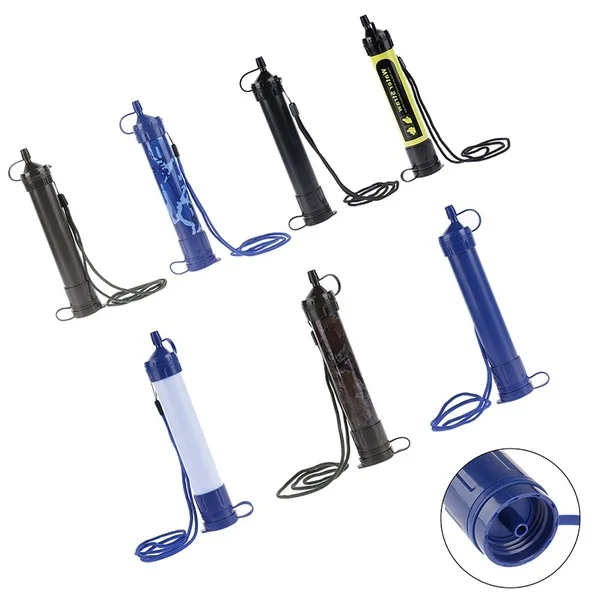 Outdoor Water Purifier Camping Hiking Emergency Survival 4500L Volume Personal Water Filter Straw