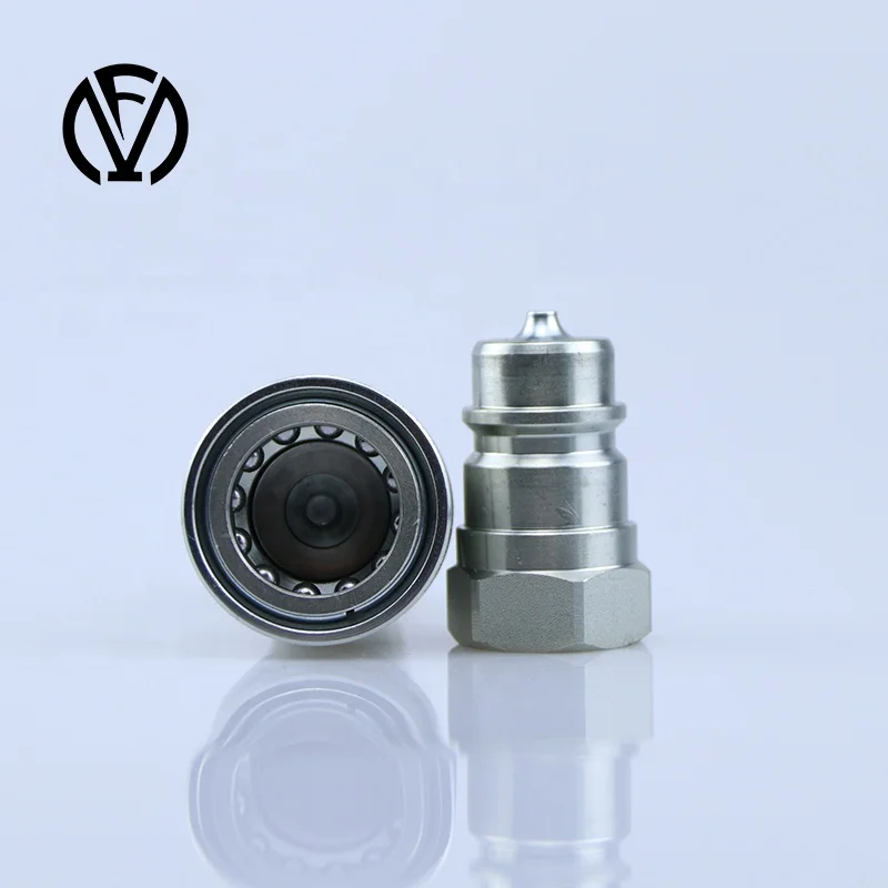 ISO7241-A hydraulic quick connectors  1/2 BSP NPT  Carbon Steel hydraulic quick coupler