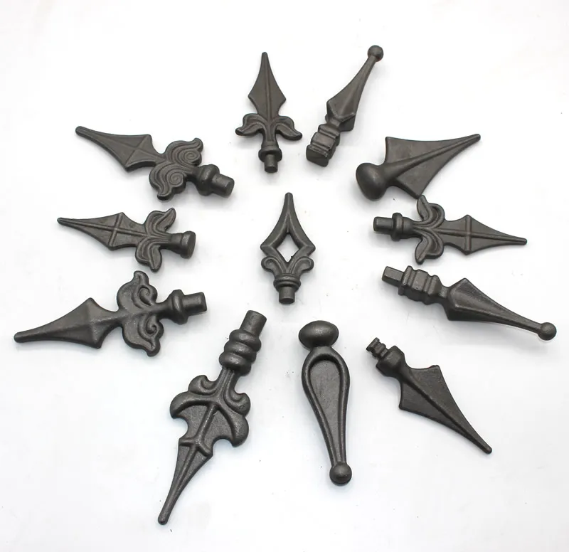 Копье для забора ворот Кованое копье из кованого железа копье из чугуна копье для работы из стали железные компоненты элементы