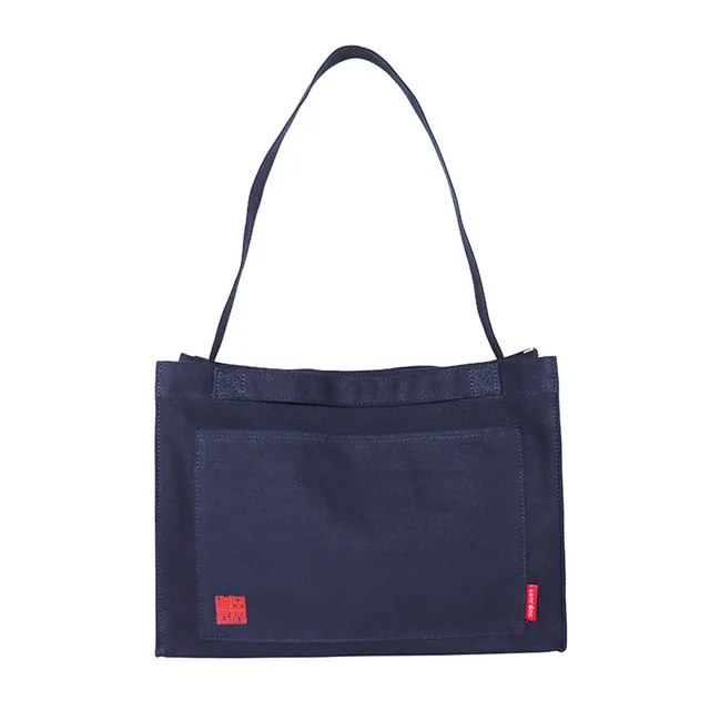 Wholesale Eco Friendly Custom Print Embroidery Logo Soft Washed Denim Handle Shopping Jean Tote Bag with Zipper