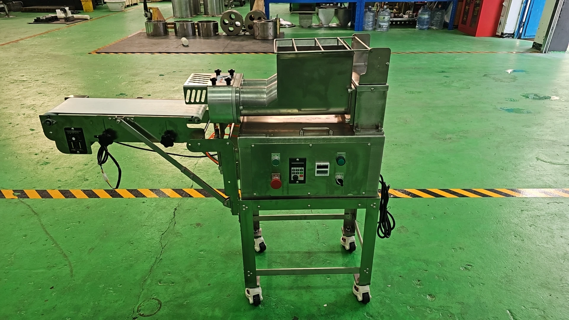 Customized mould size nuts almond paste cookie dough extruder cutter slicer machine
