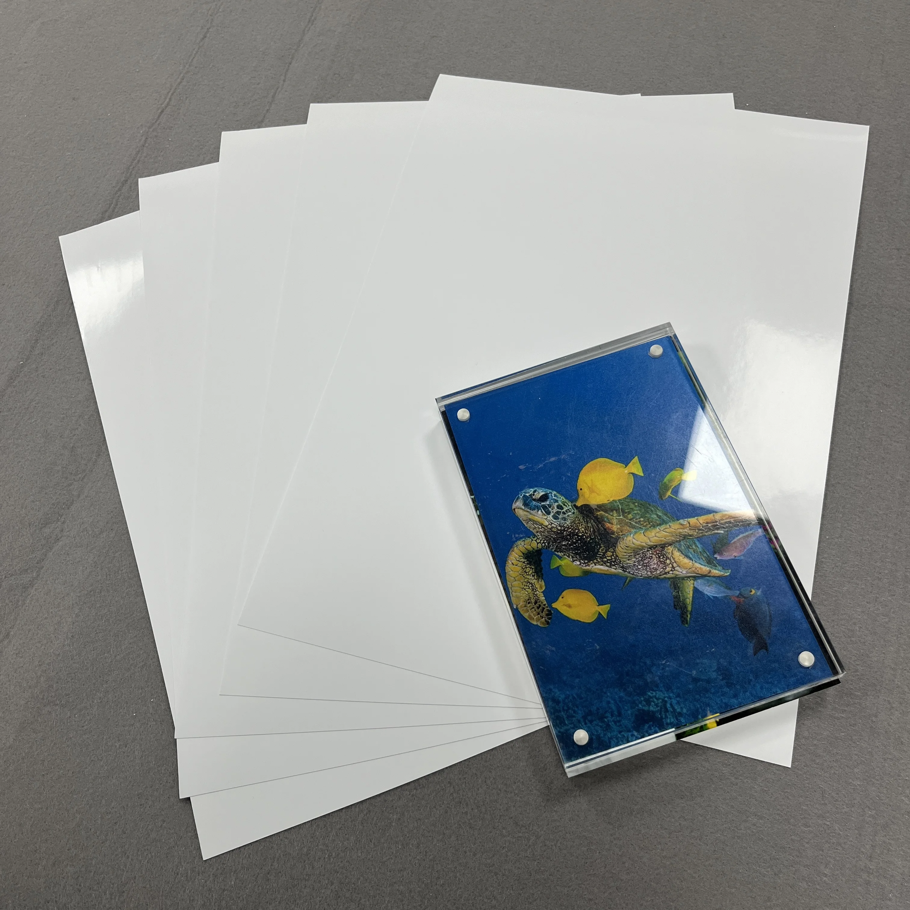 A4 Size Waterproof 260G Cast Coated Inkjet Paper Glossy Photo Paper For Inkjet Printing