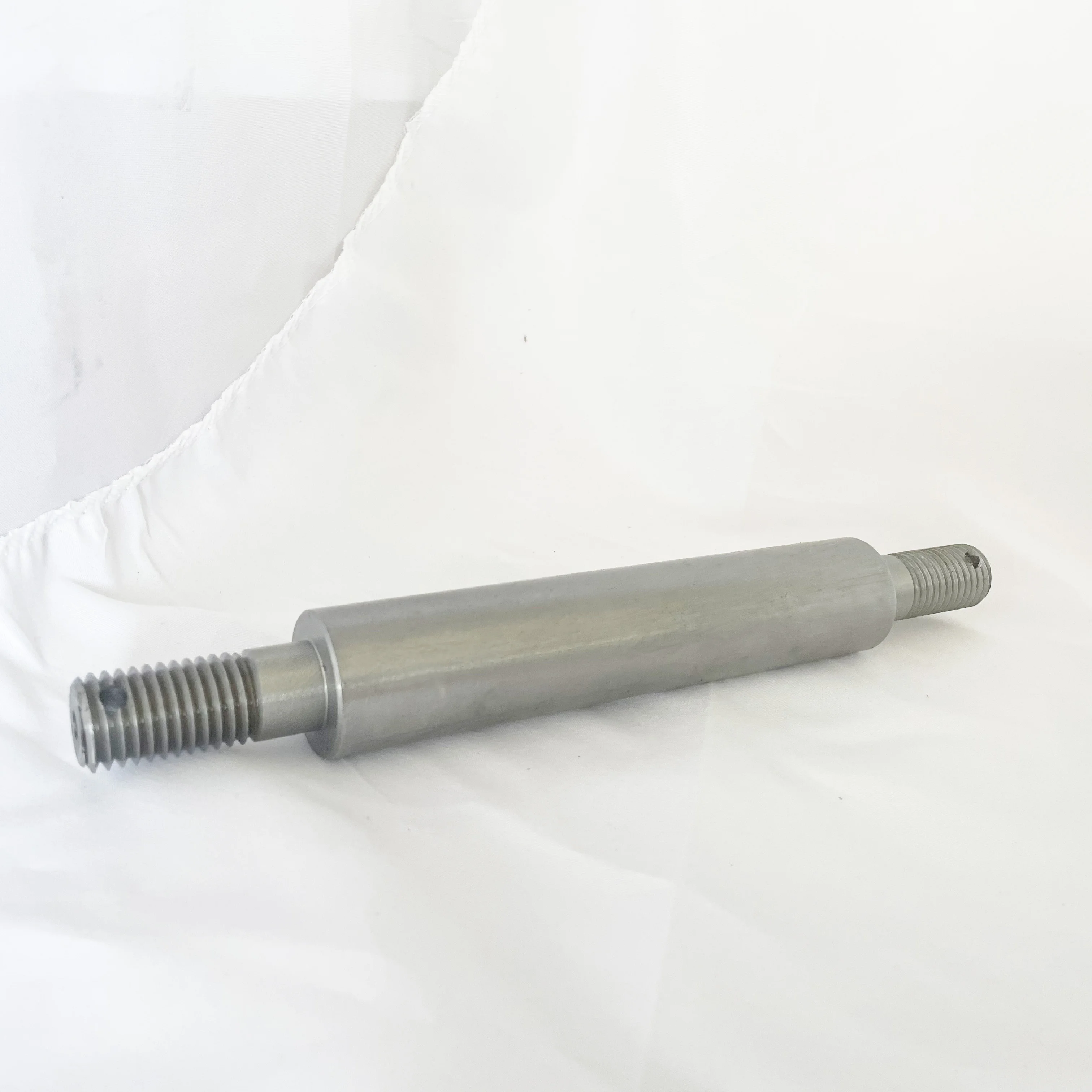 CNC machining factory wholesale custom surface treatment silver stainless steel metal round bar shaft