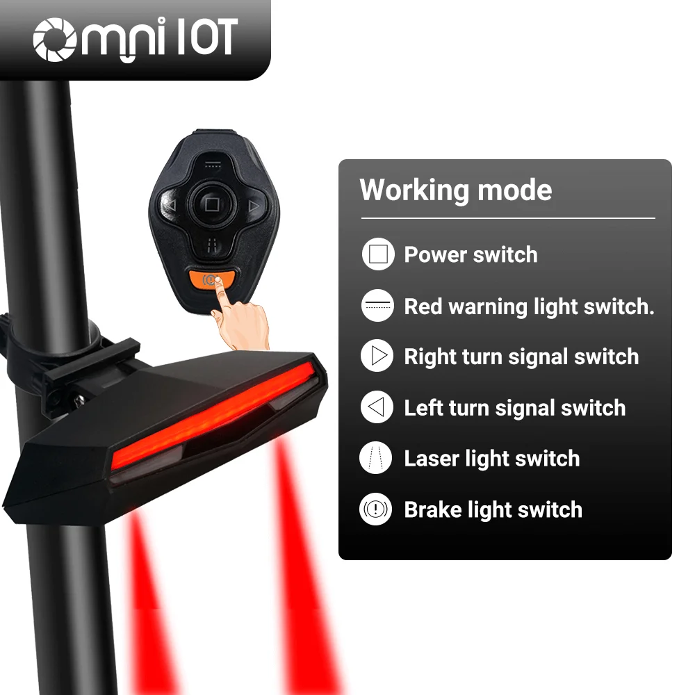 OEM Bike Lights Usb Rechargeable Waterproof lLd Laser Back Light For Road Mountain Bike