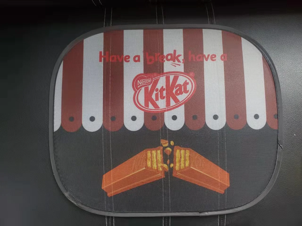 Car window sun shades with custom message printing Car Window Sunshade Foldable Sun Windshield Shade UV Protection for Kids