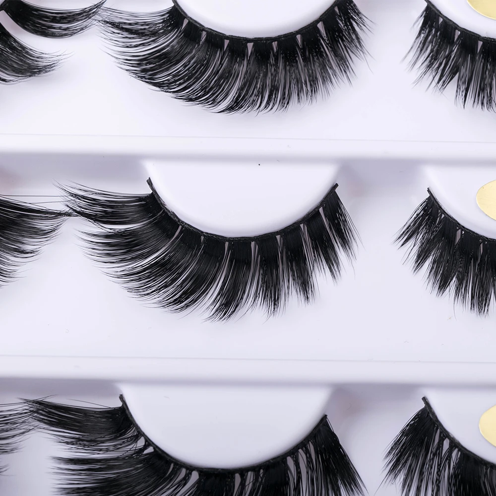 Yiernuo Angel Wings Natural False Eyelashes Vendor Wholesale Price Custom Eye Lash strip eyelashes winged eyelash