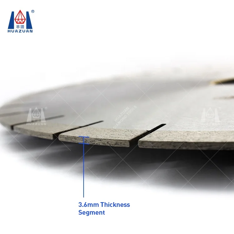 Huazuan Silent Type Diamond Saw Blade for Quartz Artificial Stone