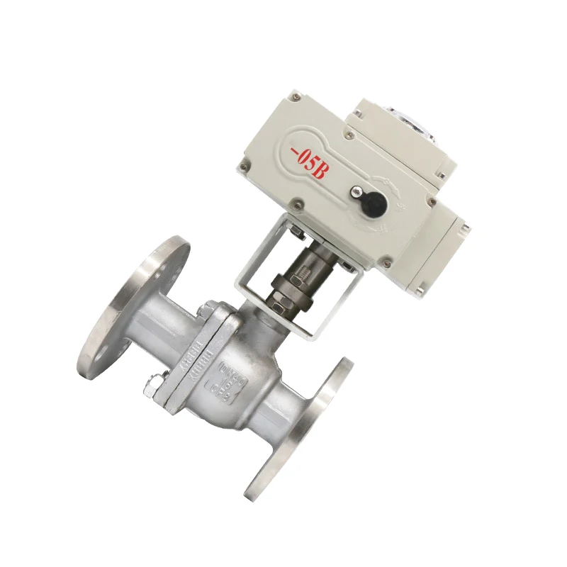 Wholesale Dn50 2 Inch 110v 220v Electric Drive Urgently Carbon Steel 304 Cf8 Electric 2 Way Flange Ball Valve