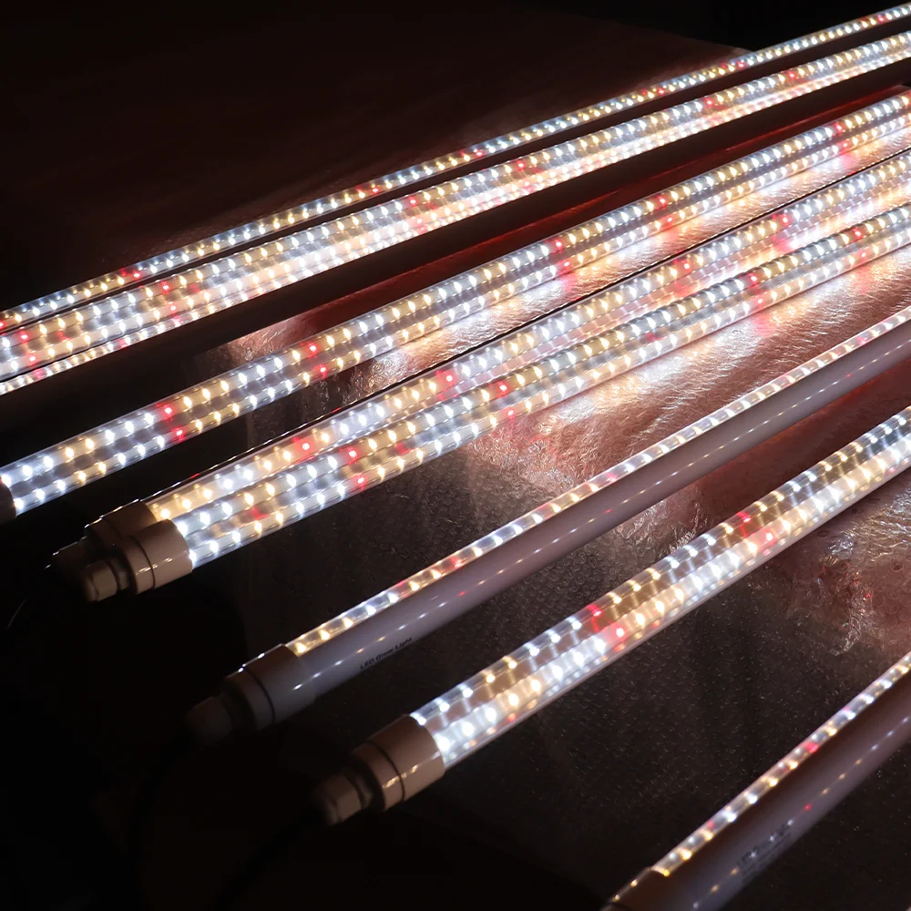 Indoor hydroponics farming led grow light tube waterproof full spectrum customized for indoor plants led grow lights T8 tube
