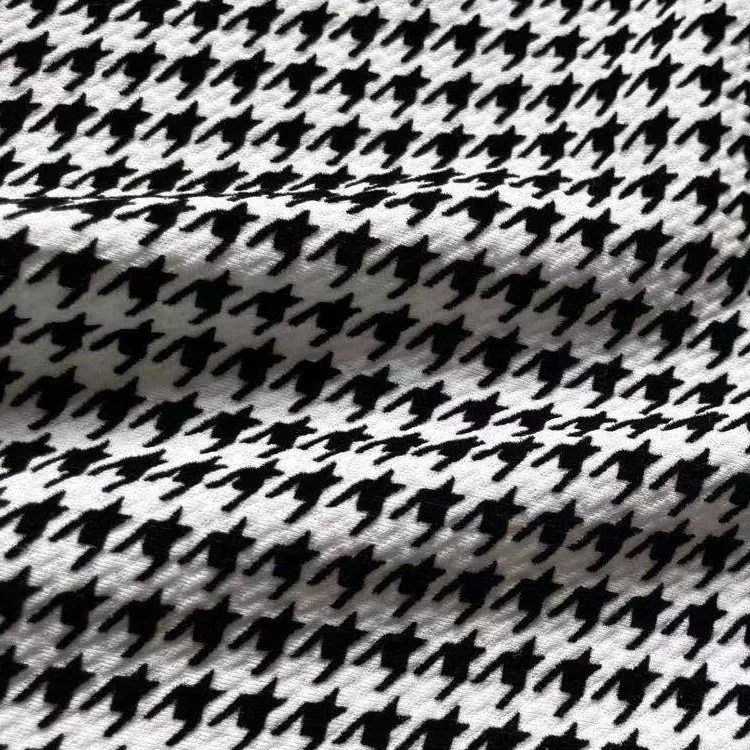 New fashion solid Dyed Knit polyester pleated bullet velvet fabric price per meter for women dress