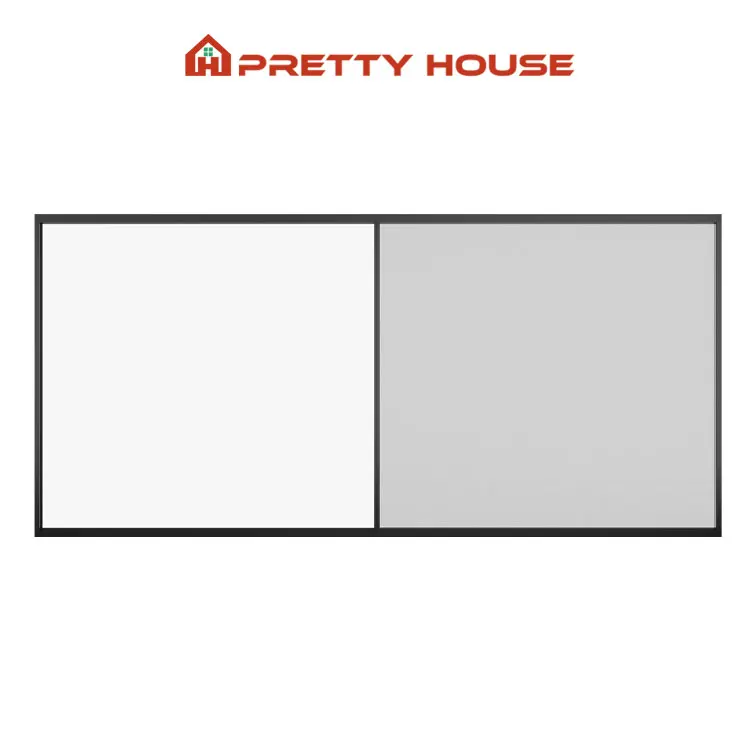 Exterior Modern design Aluminum 3 Tracks Double Glazed Sliding Window for Home Price Philippines