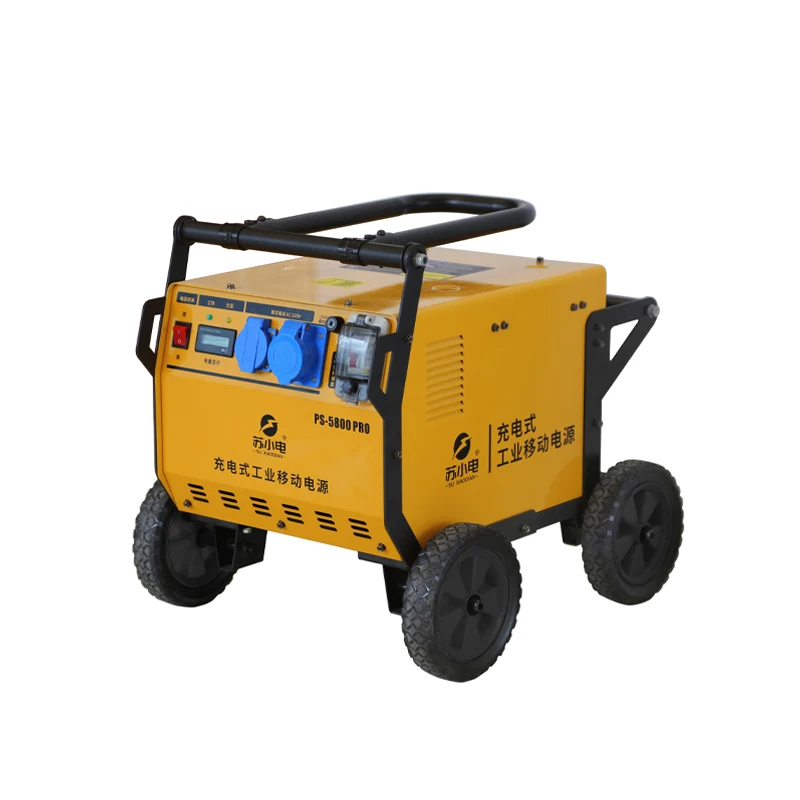 Best 6000w 2000 watt heavy duty industrial mobile system portable power bank solar generator with batter