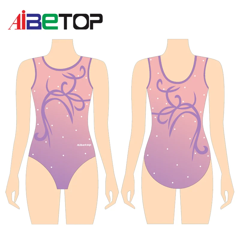Leotard for adult  wholesale low moq gymnastics leotard rhythmic rhinestone leotard for gymnastic