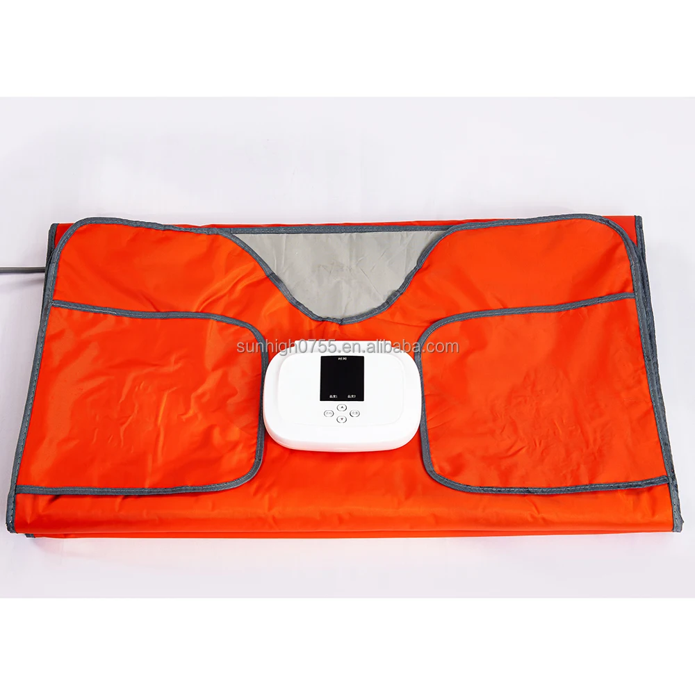 Sunhigh 2023 NEW design Portable Sauna Blanket At Home Heat Sauna Wrap Full Body own patent Sauna Blanket with safety protection