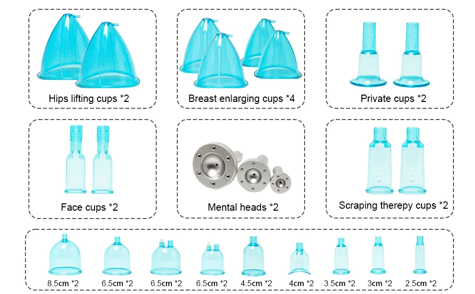 Breast Enlargement Machine & Butt Augmentation BBL Colombien Lifting Massager For Lifting Breast Enlargement and Body Shapin