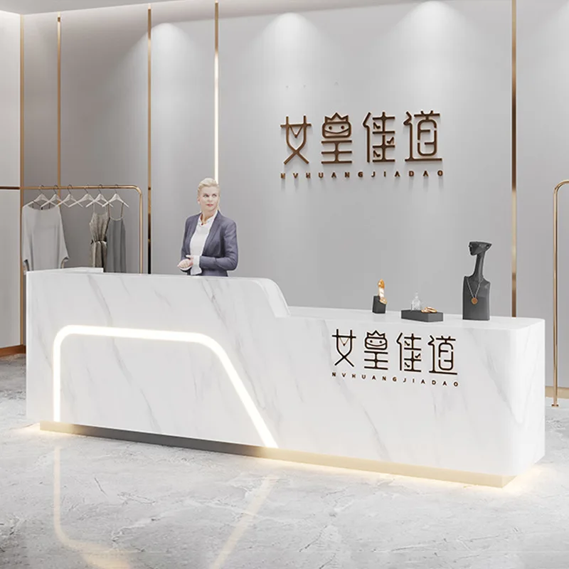 Standard Size Office Front Reception Desk Table Modern Reception Desk Hospital Companies Can Customize The Front Desk