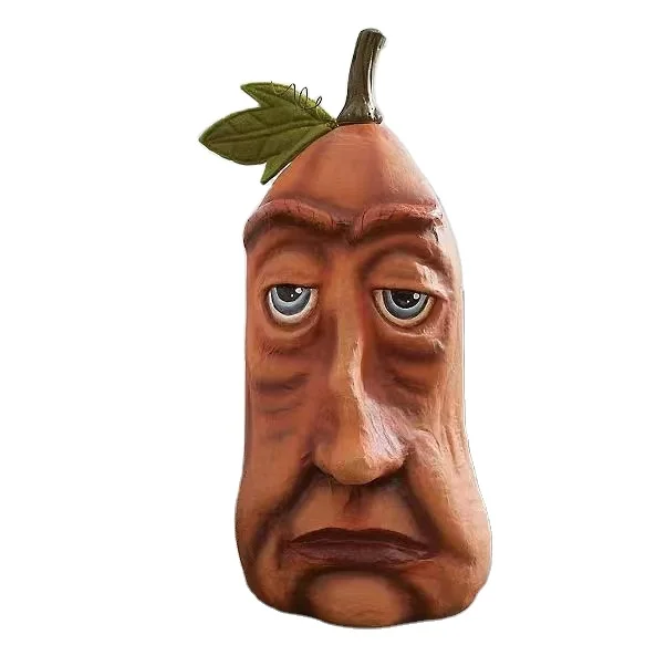 ODM OEM Creative Halloween Pumpkin Head Halloween Outdoor Decorations Resin Pumpkin Figurines Custom Resin Crafts