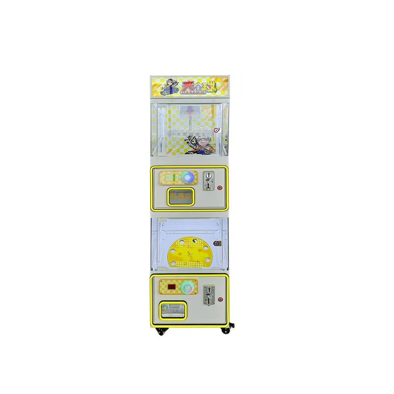 Машинка Gashapon коммерческий двухслойный шкатулка игрушечный городской подарок детский игровой автомат с монетоприемником сканирующий код