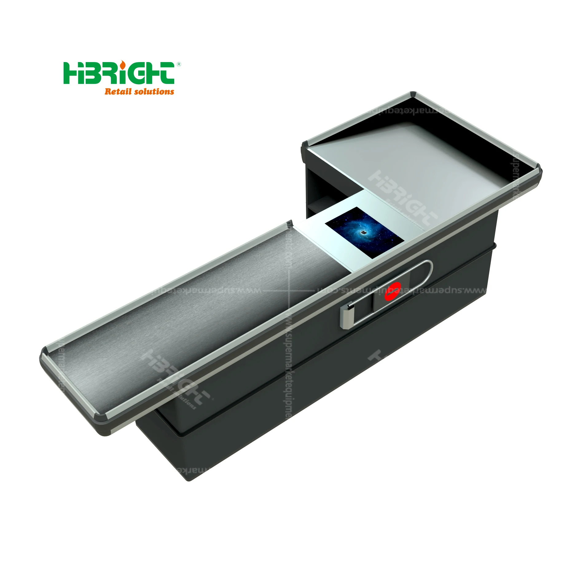 Customized Size Convenience Store Bill Counter Cash Register Supermarket Checkout Counter