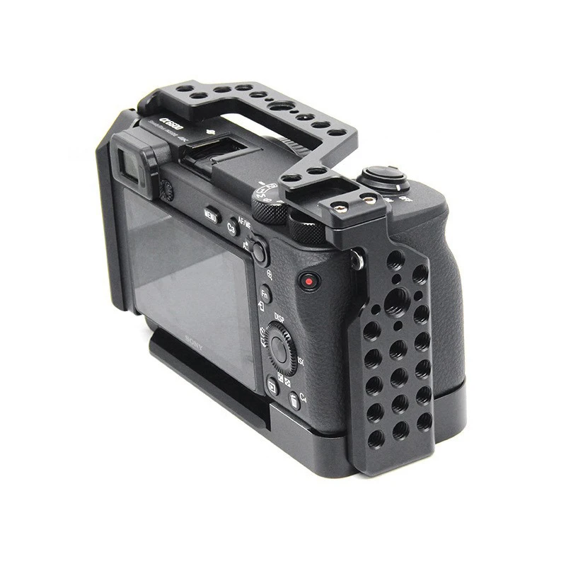 A6600 Camera Video Cage for Sony Camera Cold Shoe Aluminium Mount Rig for Camera Video Accessories