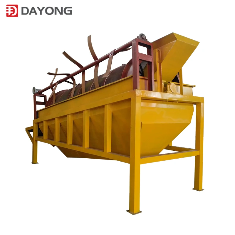 Carbon Steel Trommel Rotary Sieve For Sand Grain