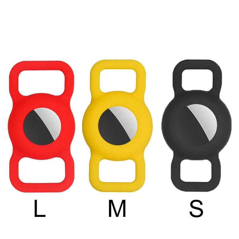 For AirTag Waterproof Case Location Finder Anti-Lost Protective Case for Dog Pet Collar Loop Air Tag Tracker Holder Cover