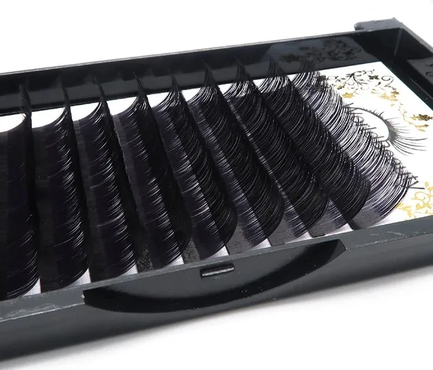 Volume Lash Extensions Supplies Dark Matte Cashmere Lash Trays Fluffy Cashmere 0.07 Eyelash Extensions