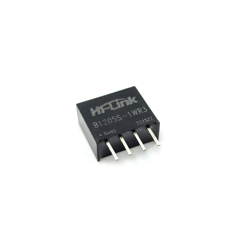 Hi-Link new 1W input small size low cost 12V to 5V 0.2A 1W output B1205S-1WR3 89% high-efficiency DC DC power supply module
