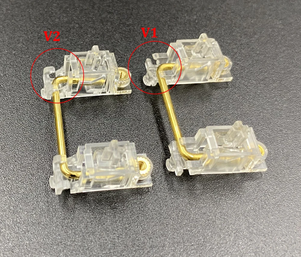 DUROCK Keyboard Stabilizer V2 New Design PCB Mount Mechanical Keyboard Stabilizers 2u 6.25u 7u