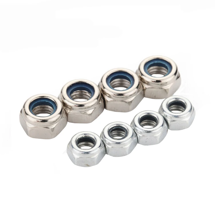China Fasteners Top Grade Useful Nylock Nut Wheel Locking Self-locking Nuts