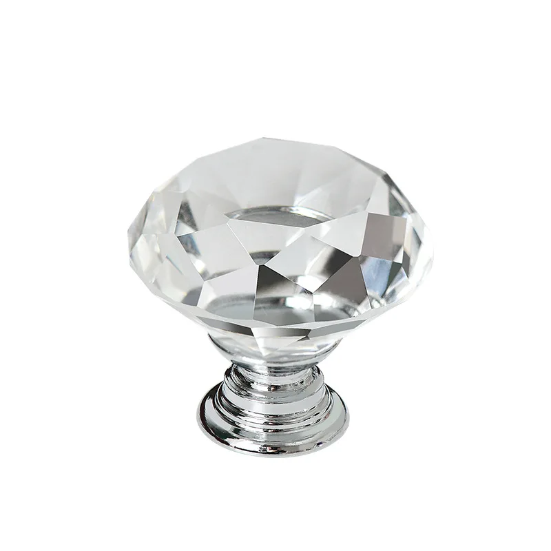 Kitchen Handles Glass Crystal Diamond Kitchen Cabinet Handles