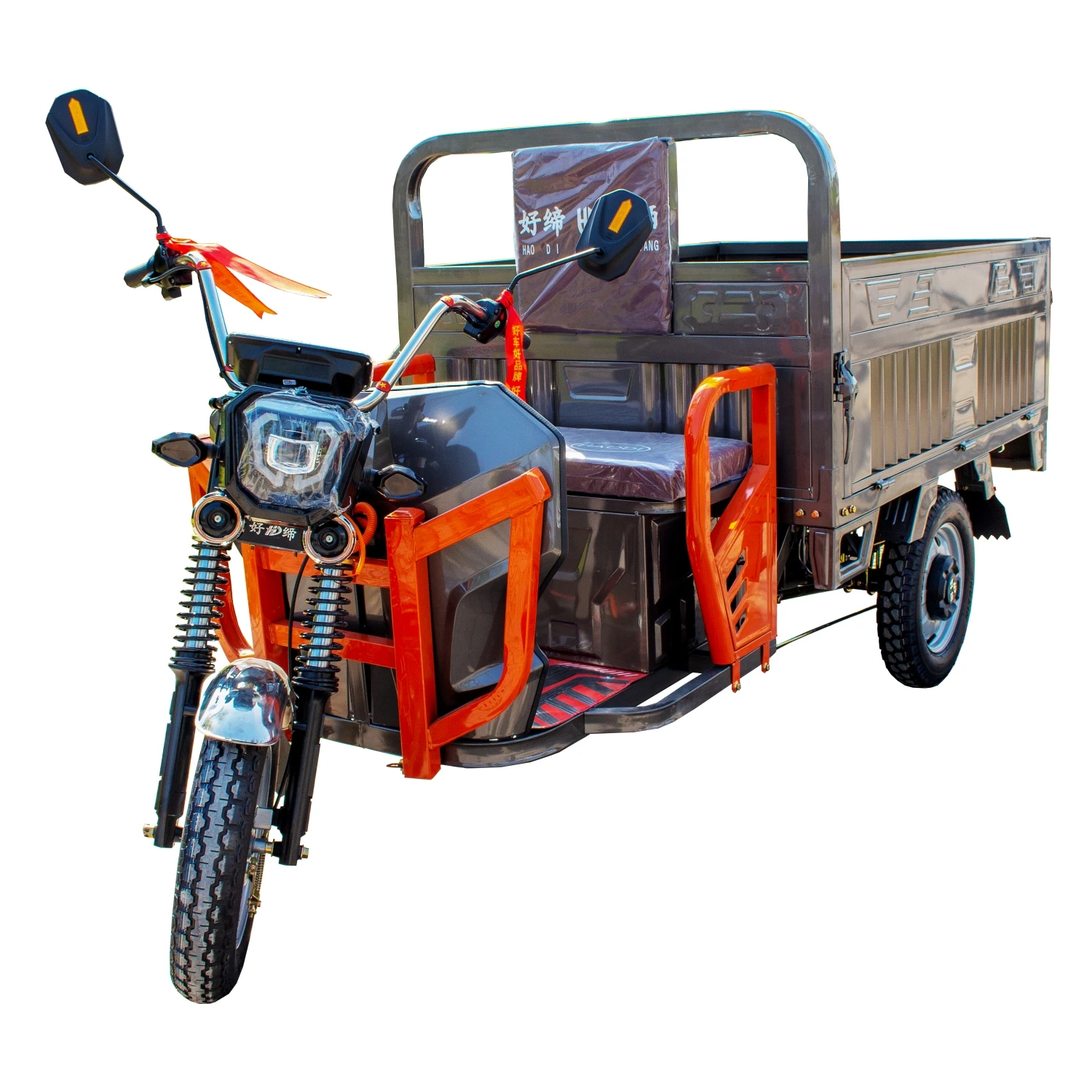 CycleGuy Wholesale Cheap Price CKD 3 Wheels Motorized Tricycle Electric Cargo Bike with Tipper