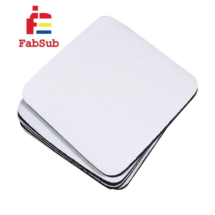 wholesale printable car coasters square round sublimation blank neoprene car coasters sublimation