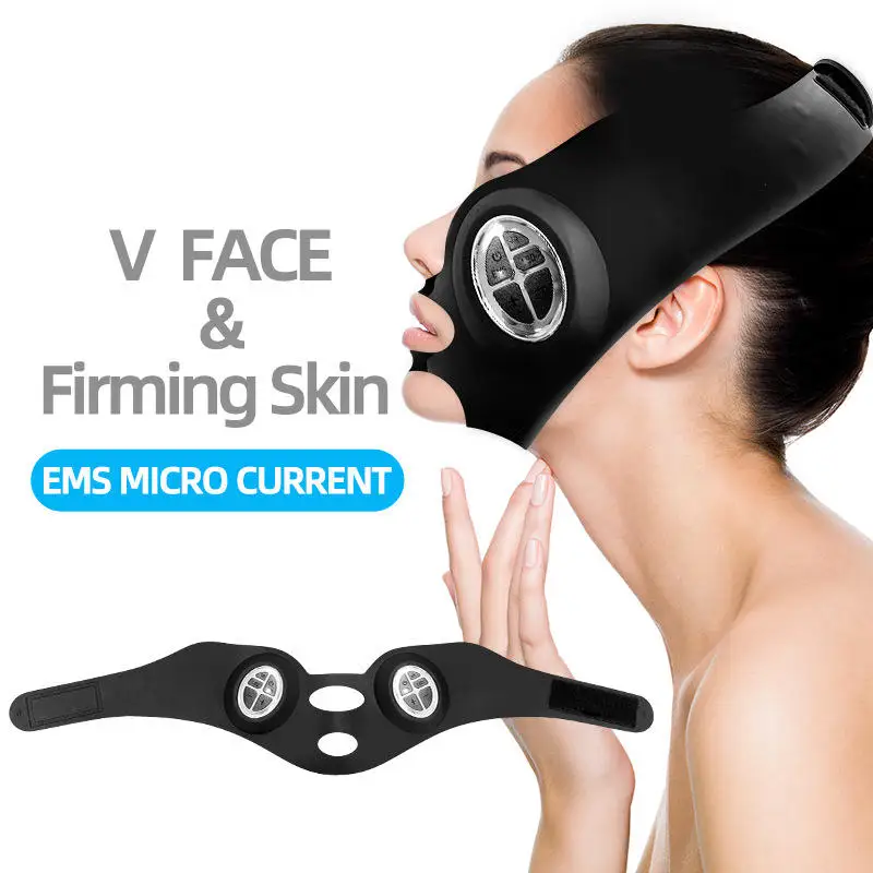 Anti Aging Lift Face Up Reduce Double Chine Reducer V Shaped Electric Face Slimming Mask