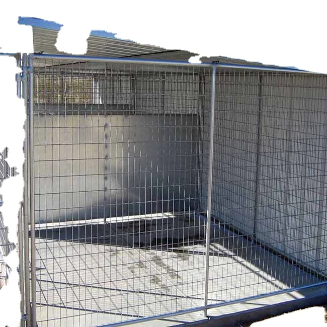 4m*4m*1.8m Galvanized Steel Dog Kennel Dog House Cage With Welded Wire Mesh