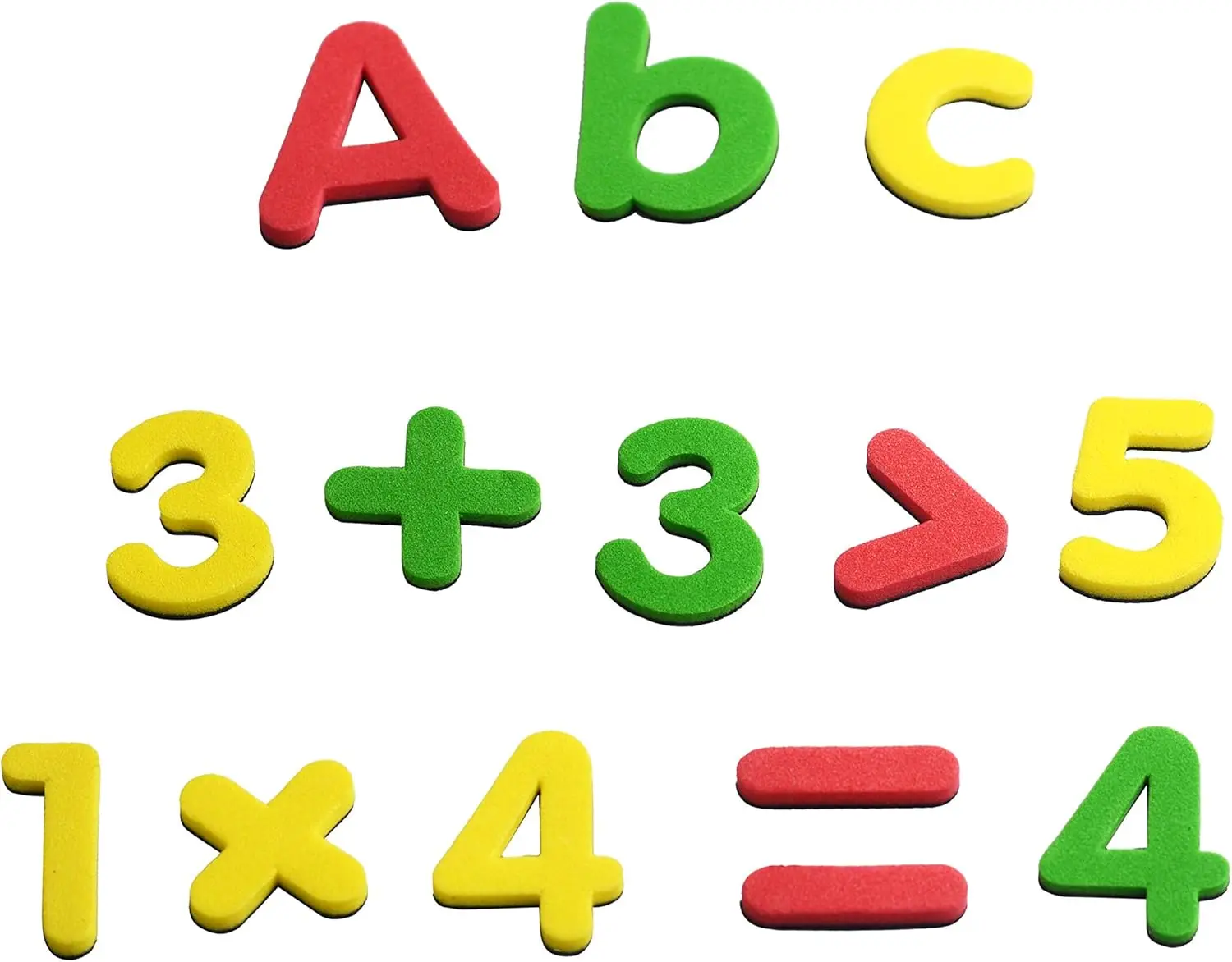 Силиконовые магнитные буквы и цифры магниты на холодильник для детей алфавита