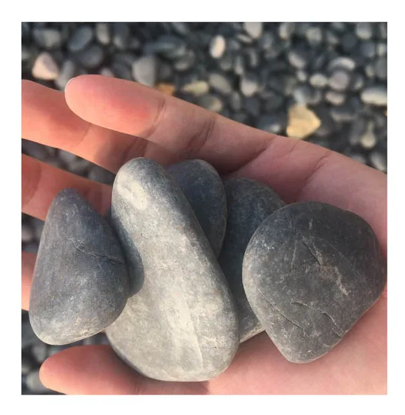 natural river pebbles tone smooth natural shape fine water washed  pebbles