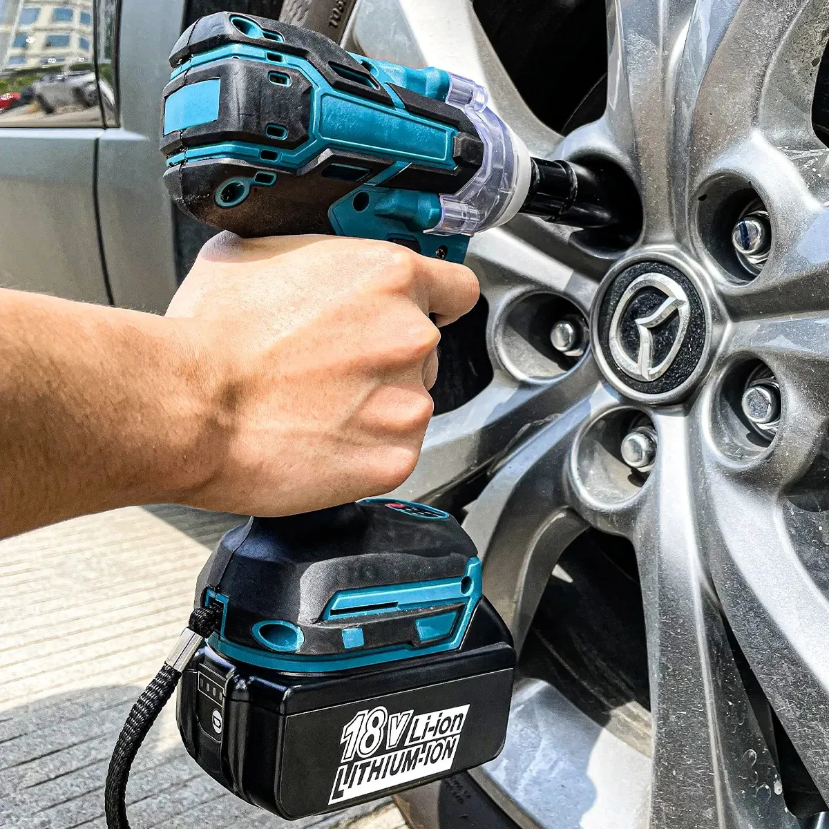1/2 Impact Wrench For Trucks With Battery Powered Electric wrench impact Power Wrenches