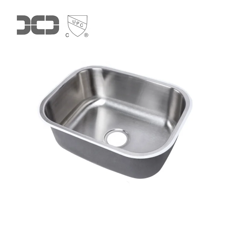  Stainless steel 1.2mm thickness undermount hot sale single bowl kitchen