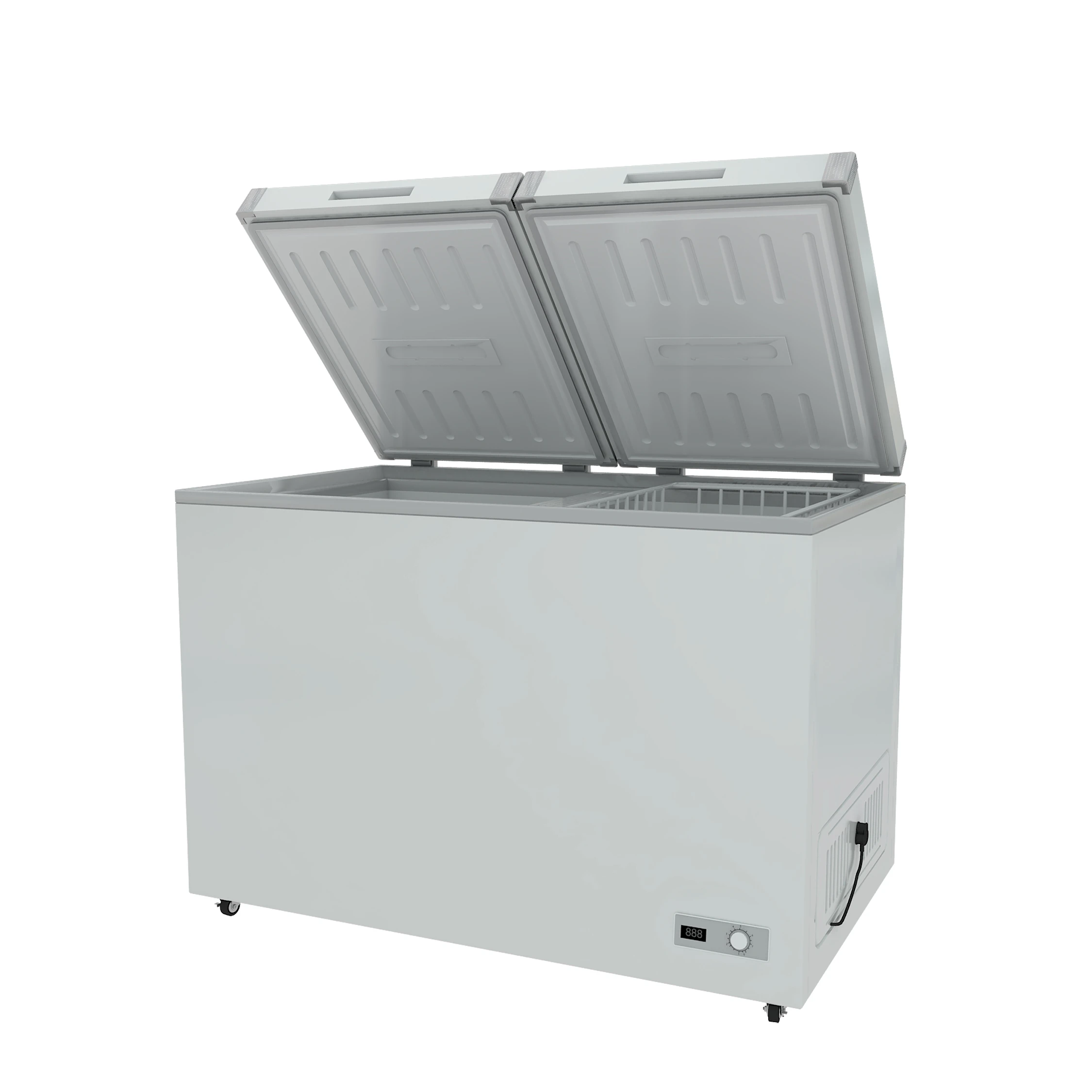 Верхние складные двери на 500 л, коммерческий холодильник, глубокая морозильная камера