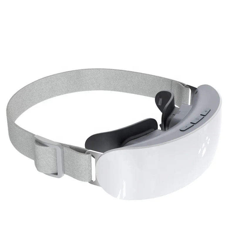 Improve Sleep Rechargeable Eye Massage Mask For Relax And Reduce Eye Strain Dark Circles Dry Eye 4D Smart  With Heat