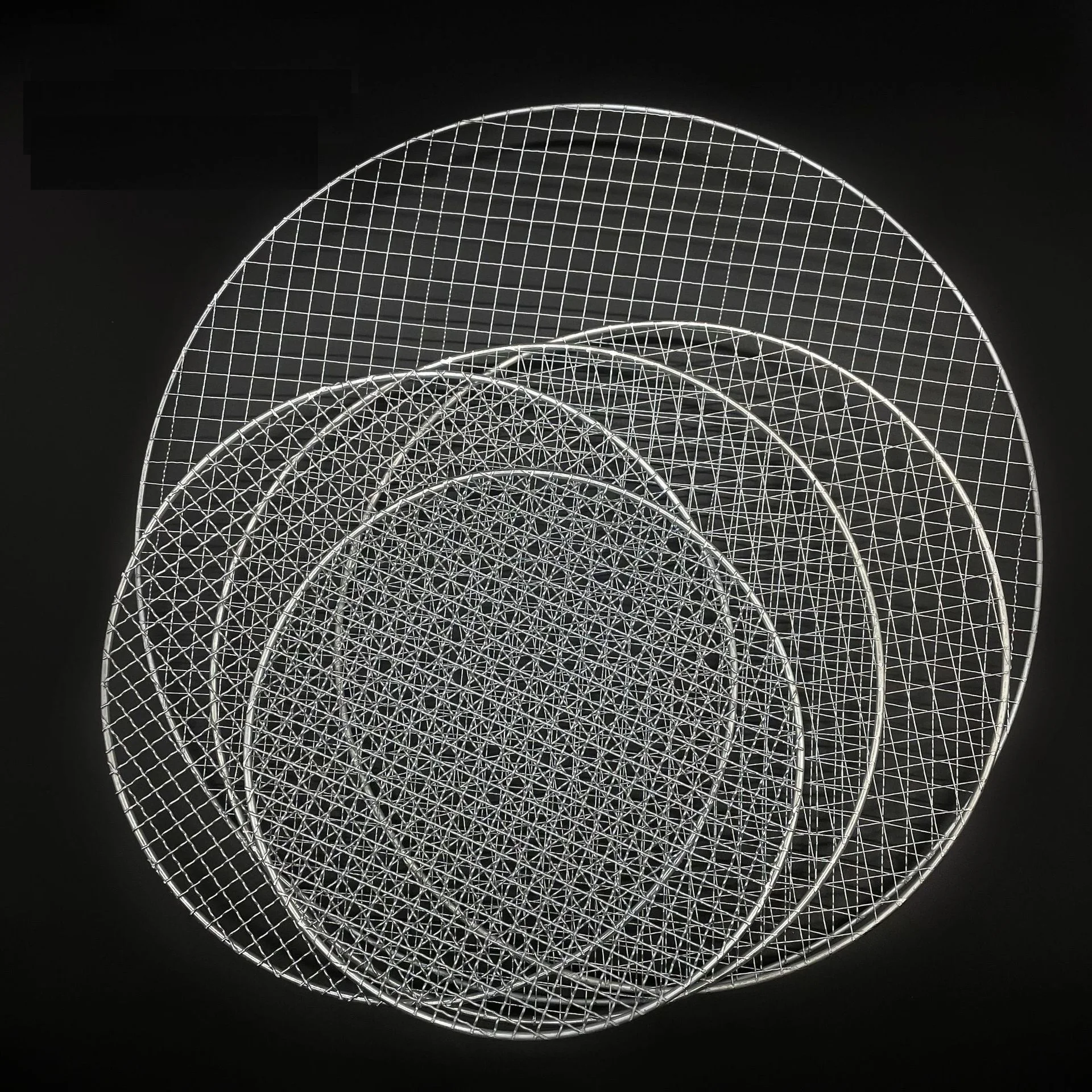 Japanese Style Disposable 300mm 330mm 345mm Barbecue Iron Net Round Rectangle square and Customized Shape Grill