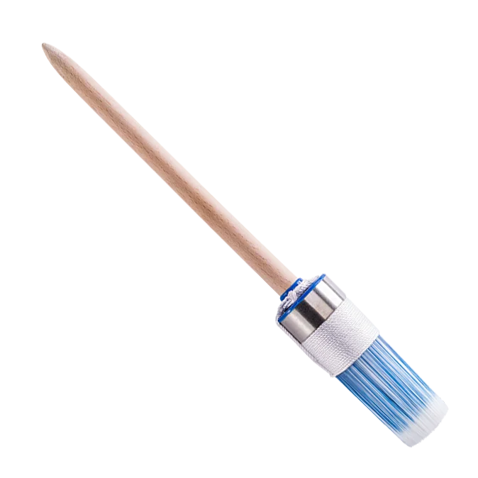 High Quality Professional Thread and Metal Ferrule Round Paint Brush