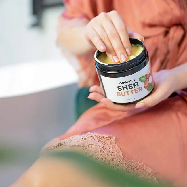 Private Label OEM Natural Organic Vegan Moisturizing 100% Pure Raw Virgin Unrefined African Shea Butter for Face Body Hair Care