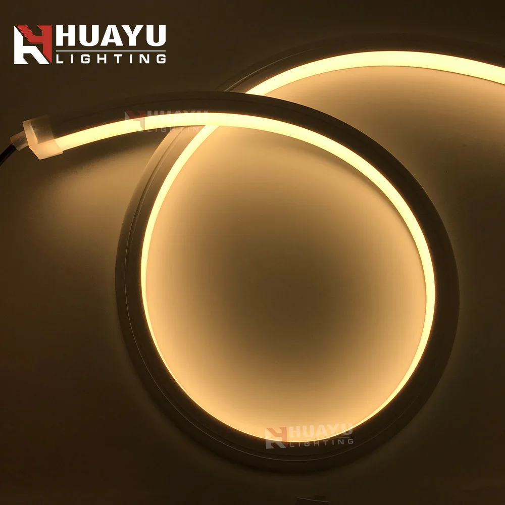 
High CRI >80 >90 Warm white 3000K square vertical bending 20*18mm big size flex led neon strip light 