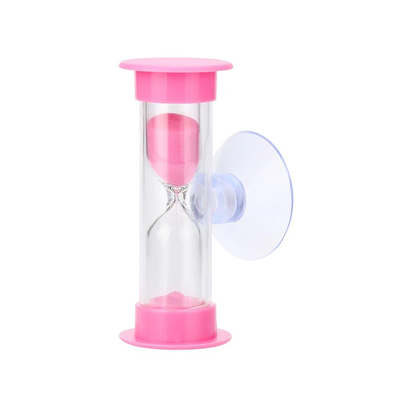 Factory Direct 1 2 3 minute suction sand timer hourglass for kids
