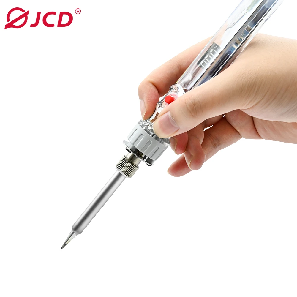 JCD  P907WG14-8 90W Adjustable Temperature Soldering Iron Set with  Solder wire Soldering iron stand for Electronics