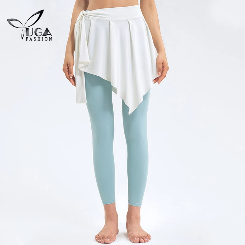 Sexy Tennis Skirt One-piece High-waisted Skirt Woman Tennis Ballet Dance Skirt Yoga Dress