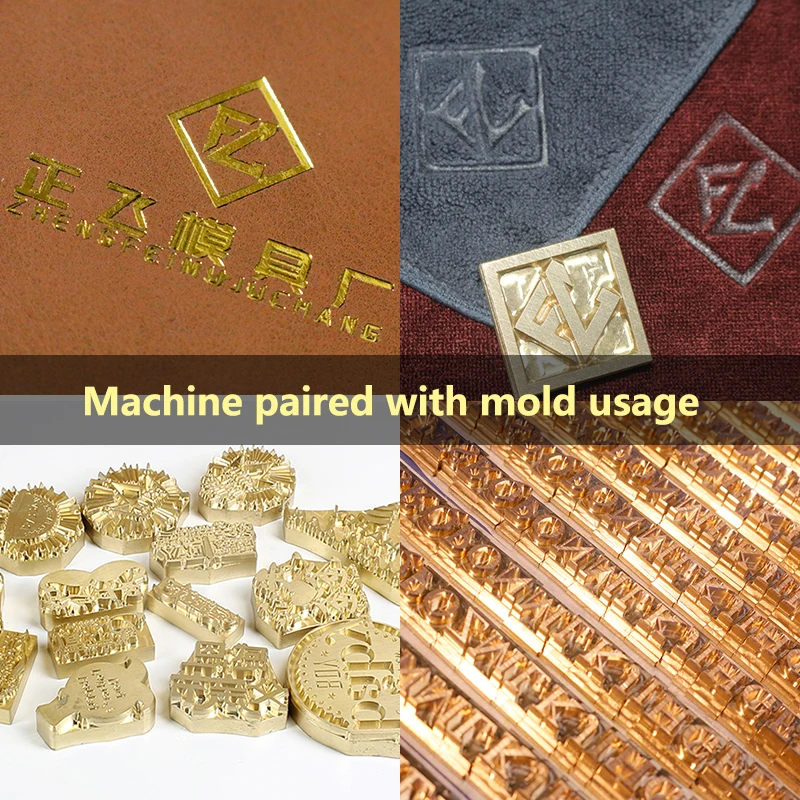 Fully Automatic Hot Stamping Machine Silver Brass Foil Letter Stamping Laser Custom Logo Leather Embossing Machine
